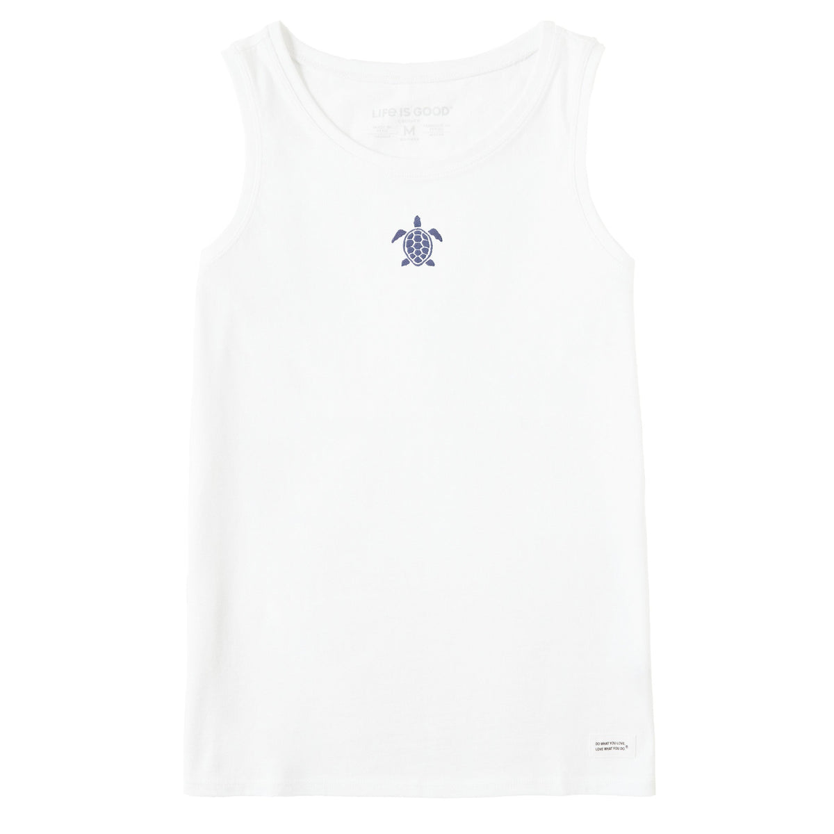 Women's Embroidered Beachy Turtle Crusher Tank