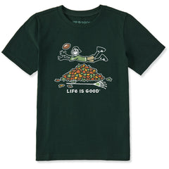 Kids Jake Rake Football Short Sleeve Crusher Tee