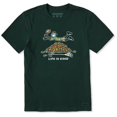 Men's Jake Rake Football Short Sleeve Crusher Tee