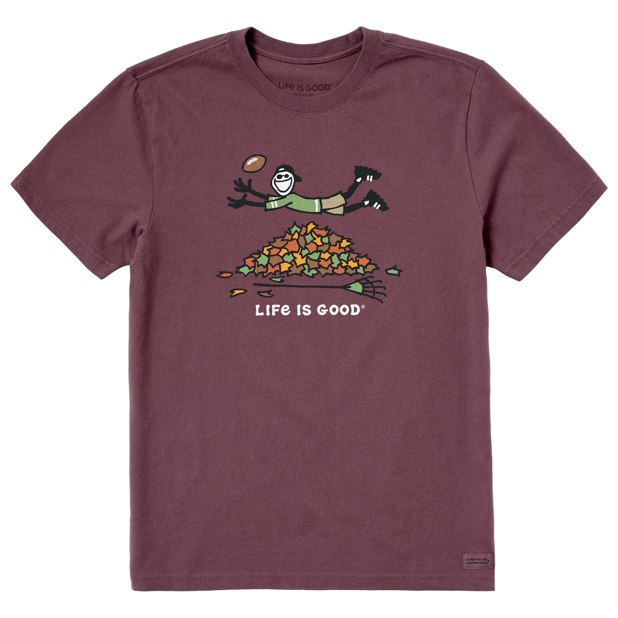Men's Jake Rake Football Short Sleeve Crusher Tee