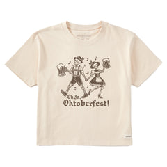 Women's Ja, Oktoberfest! Short Sleeve Crusher Boxy Tee