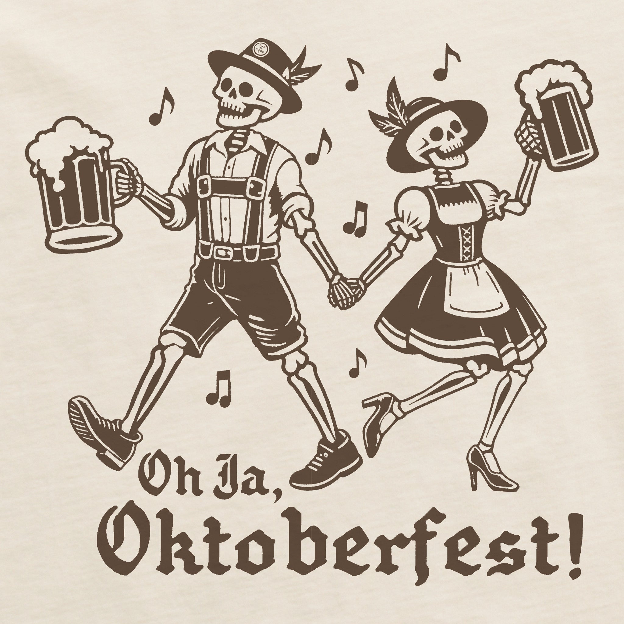 Women's Ja, Oktoberfest! Short Sleeve Crusher Boxy Tee