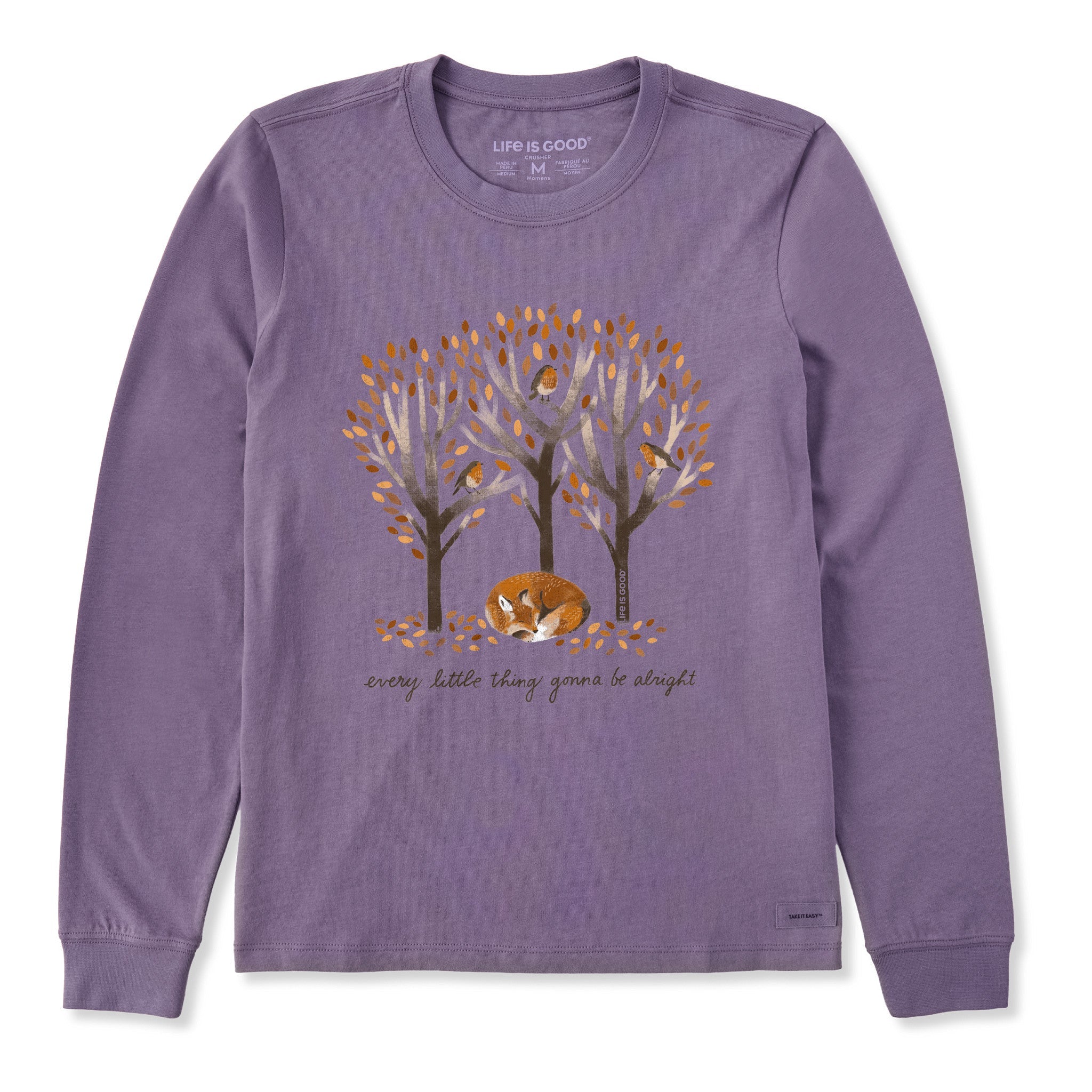 Women's Every Little Thing Fox Long Sleeve Crusher Tee