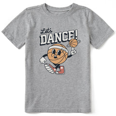 Kids Let's Dance in March Basketball Short Sleeve Crusher Tee