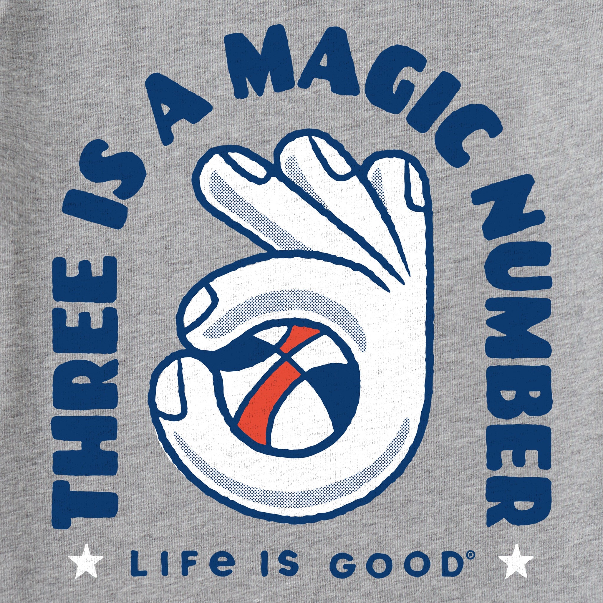 Kids Three is a Magic Number Short Sleeve Crusher Tee