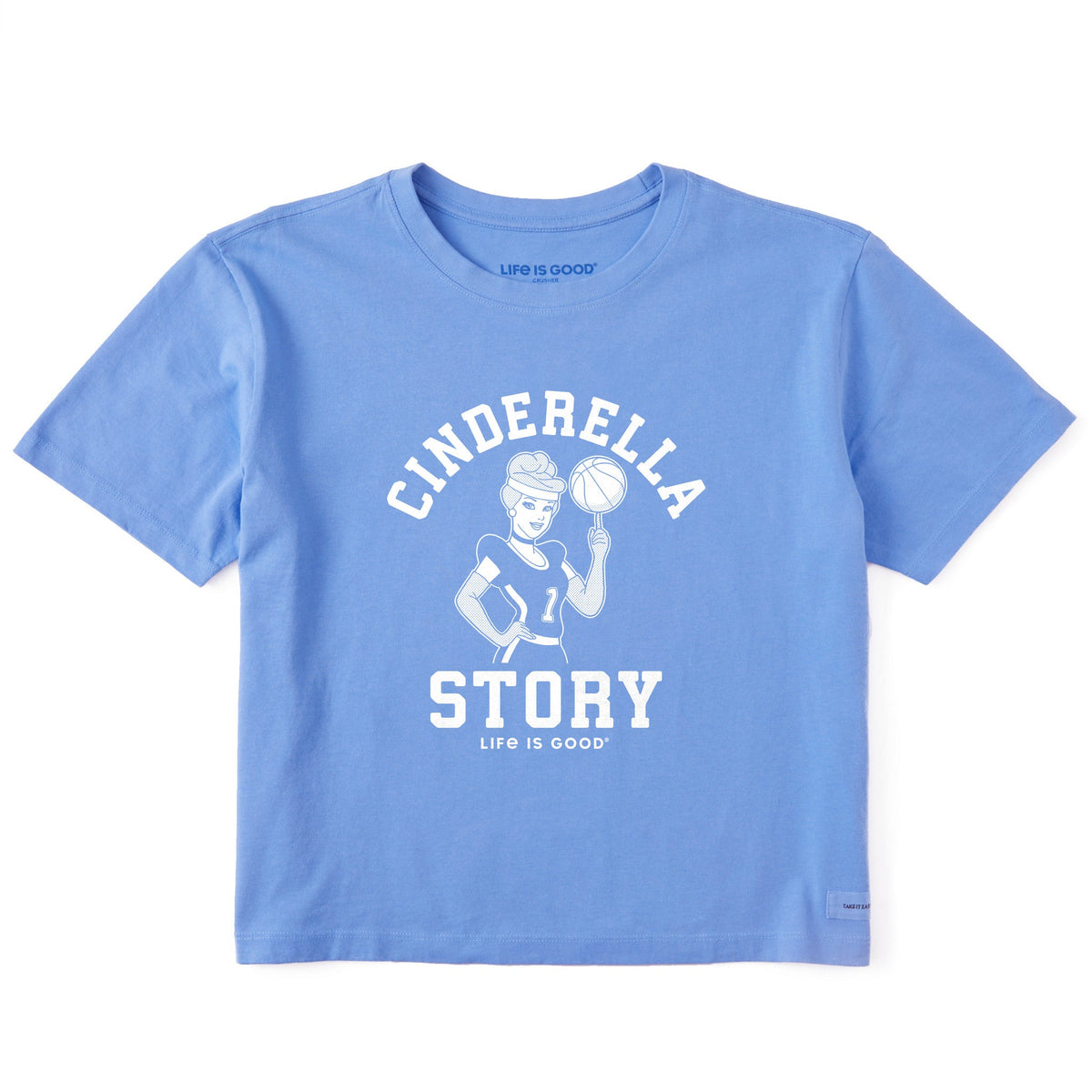 Women's Cinderella Story Short Sleeve Crusher Boxy Tee
