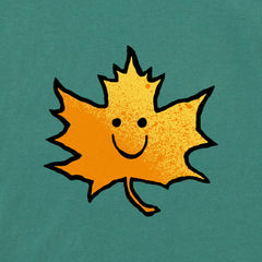 Women's Happy Leaf Long Sleeve Crusher Boxy Tee