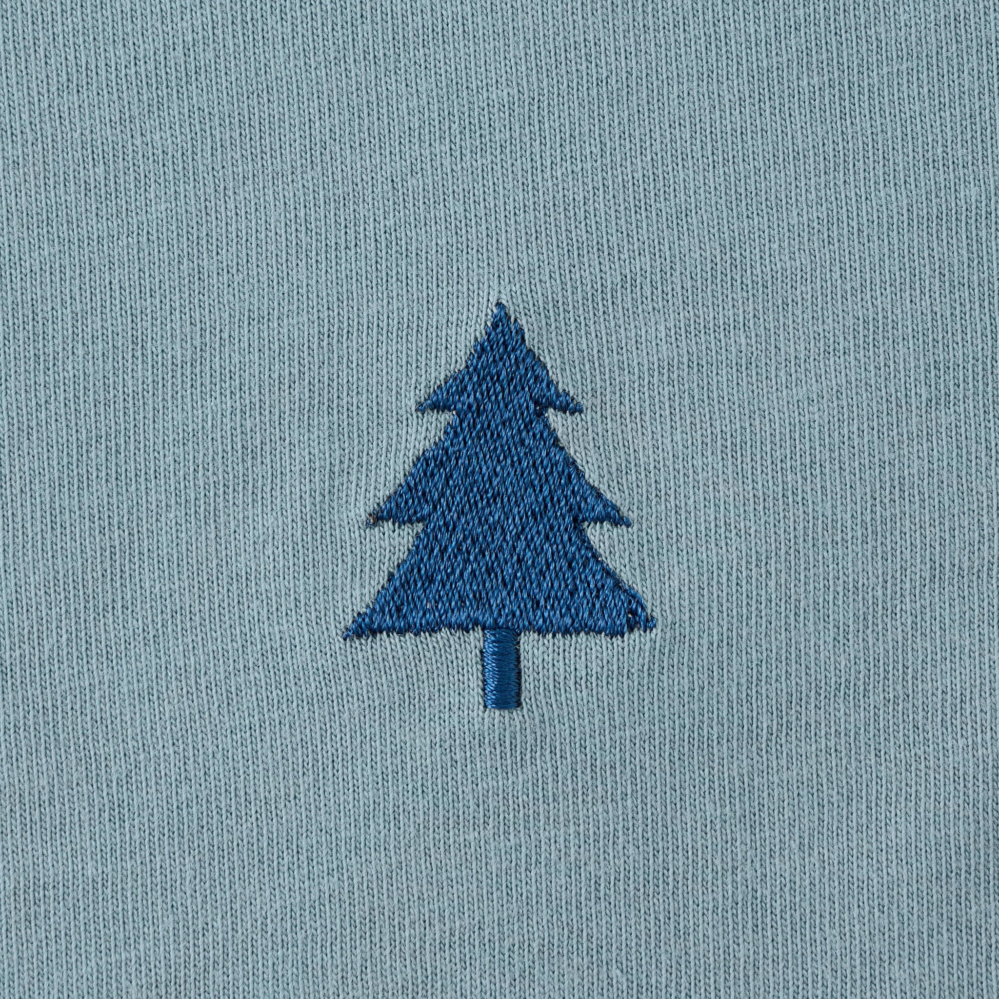 Men's Embroidered Tree Long Sleeve Crusher Tee