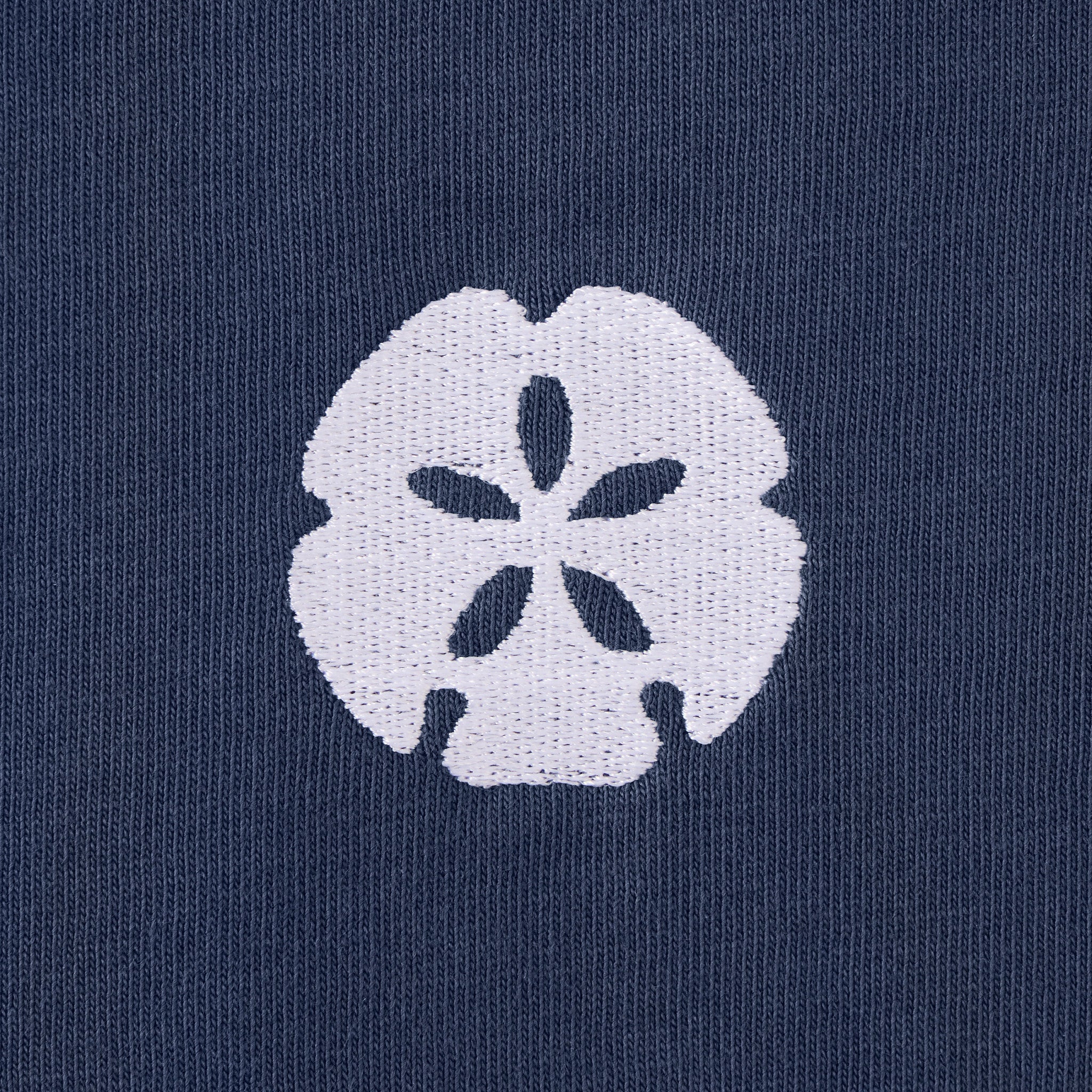 Women's Embroidered Sand Dollar Short Sleeve Crusher Boxy Tee