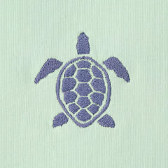 Women's Embroidered Beachy Turtle Short Sleeve Crusher Tee