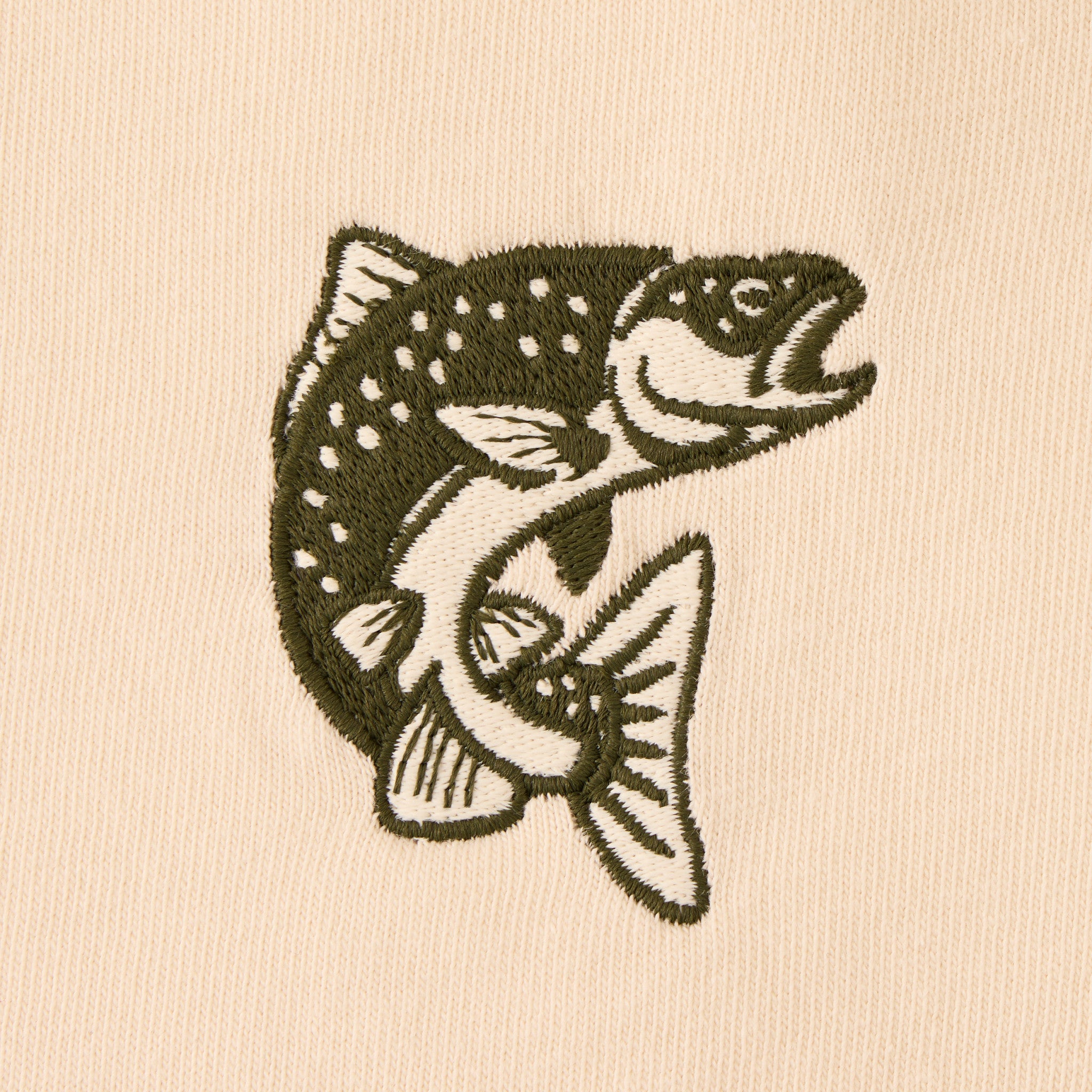 Women's Embroidered Jumping Fish Short Sleeve Crusher Tee
