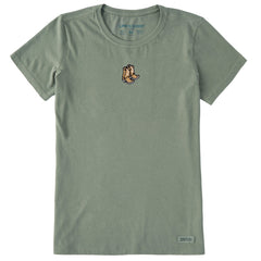 Women's Embroidered Cowboy Boots Short Sleeve Crusher Tee