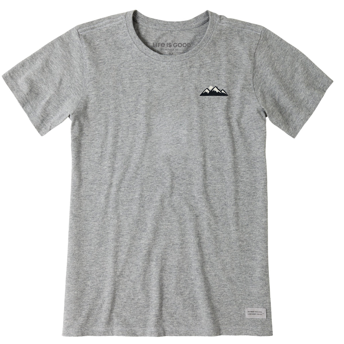 Women's Embroidered Mountains Short Sleeve Crusher Tee