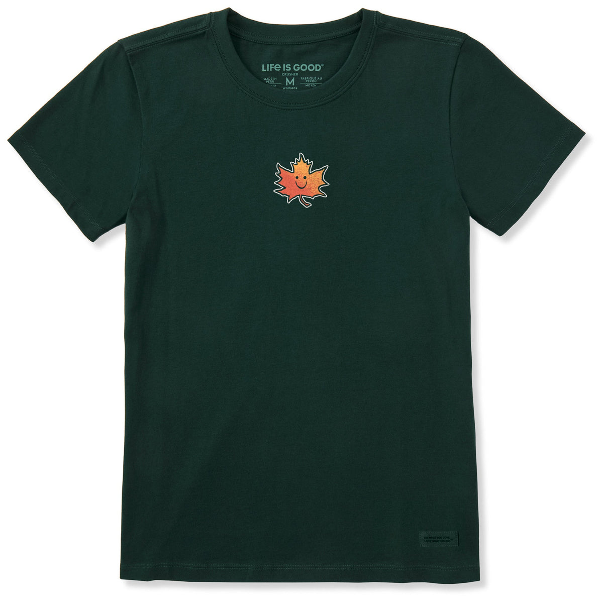 Women's Happy Leaf Short Sleeve Crusher Tee