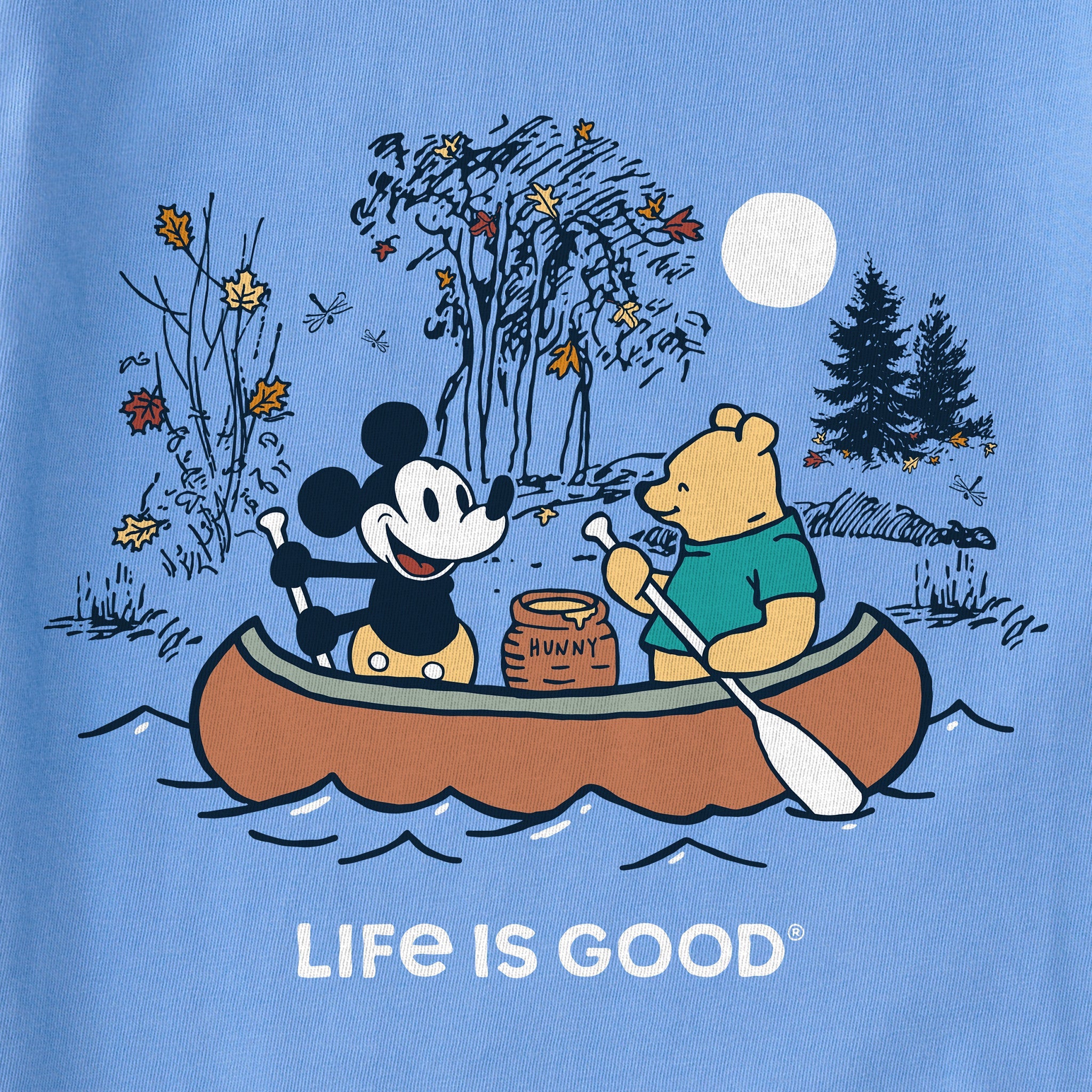 Women's Canoe Ride Willie and Winnie Short Sleeve Crusher Tee