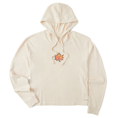 Women's Happy Leaf Crusher Boxy Hoodie