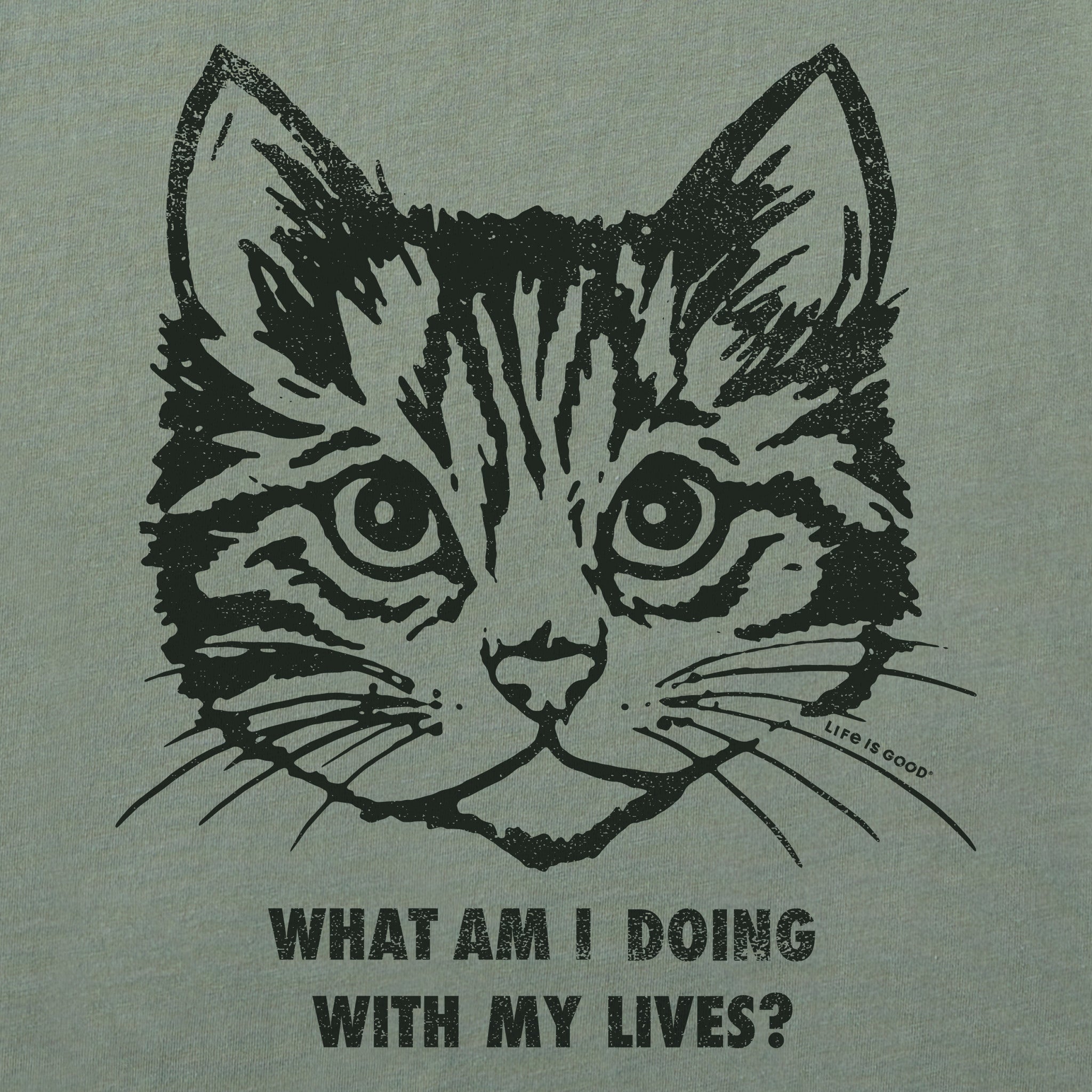 Women's Cat Lives Crusher-LITE Shrunken Tee