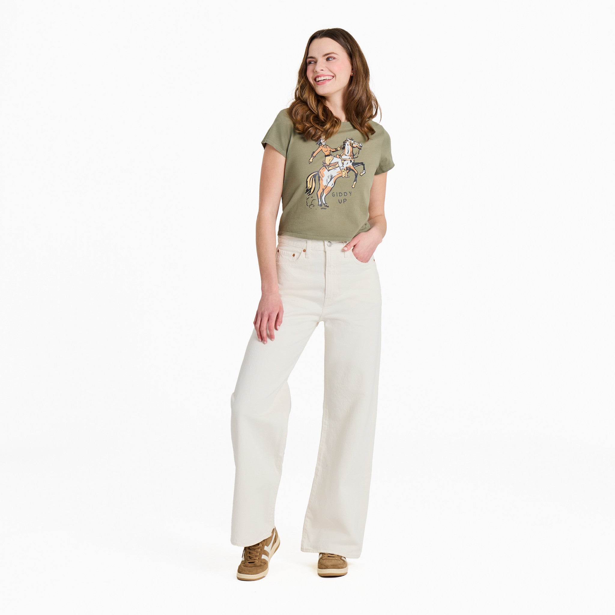 Women's Giddy Up Crusher-LITE Shrunken Tee