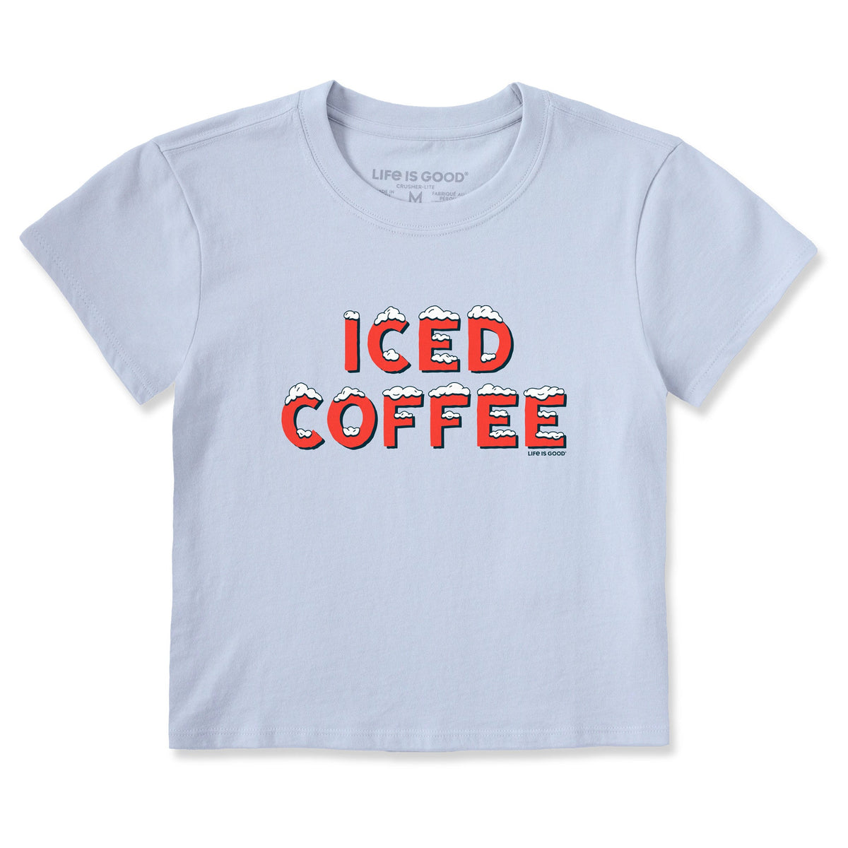 Women's Iced Coffee Snowy Crusher-LITE Shrunken Tee