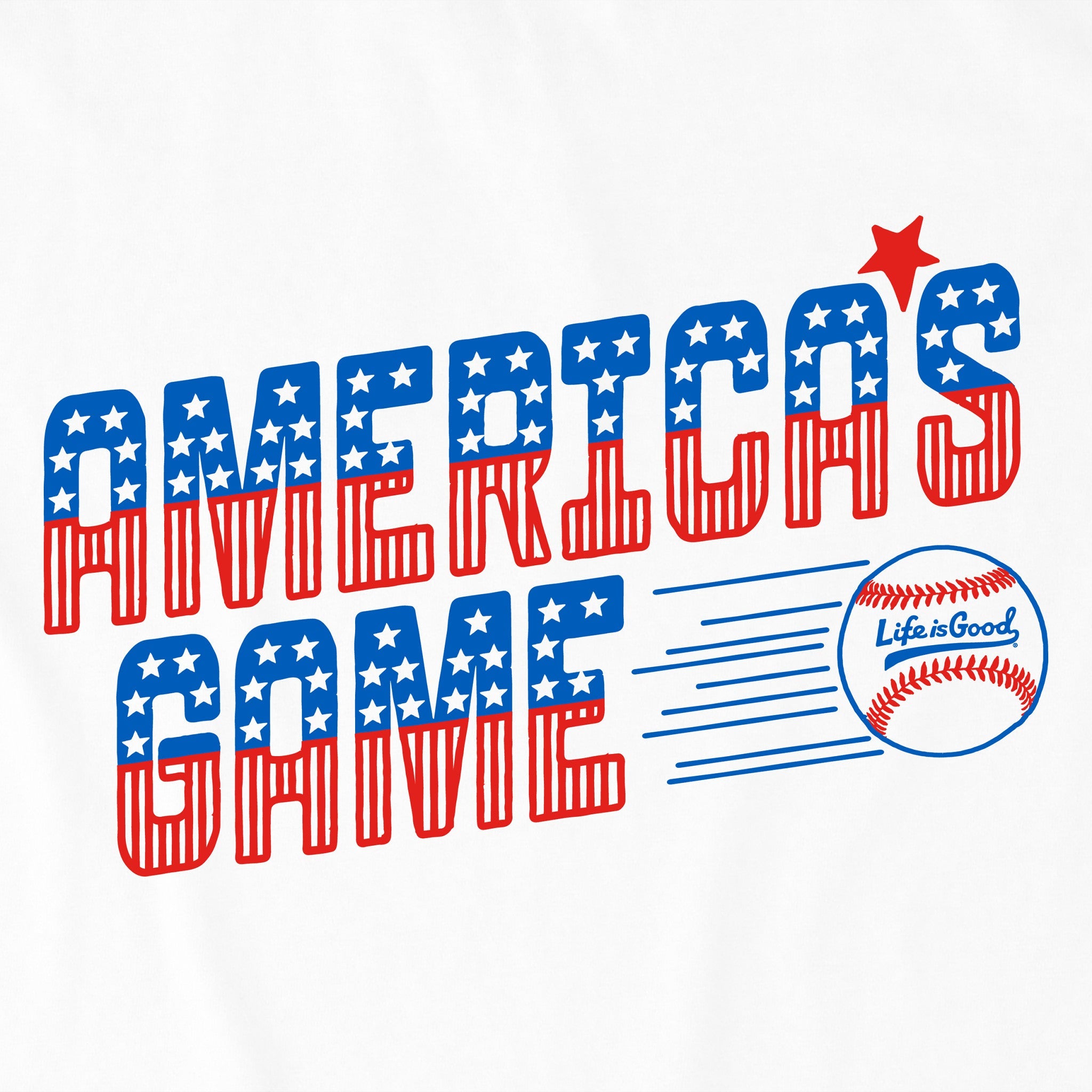 Kids America's Game Short Sleeve Crusher Tee
