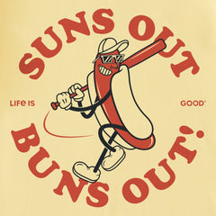 Kids Suns Out Buns Out Short Sleeve Crusher Tee