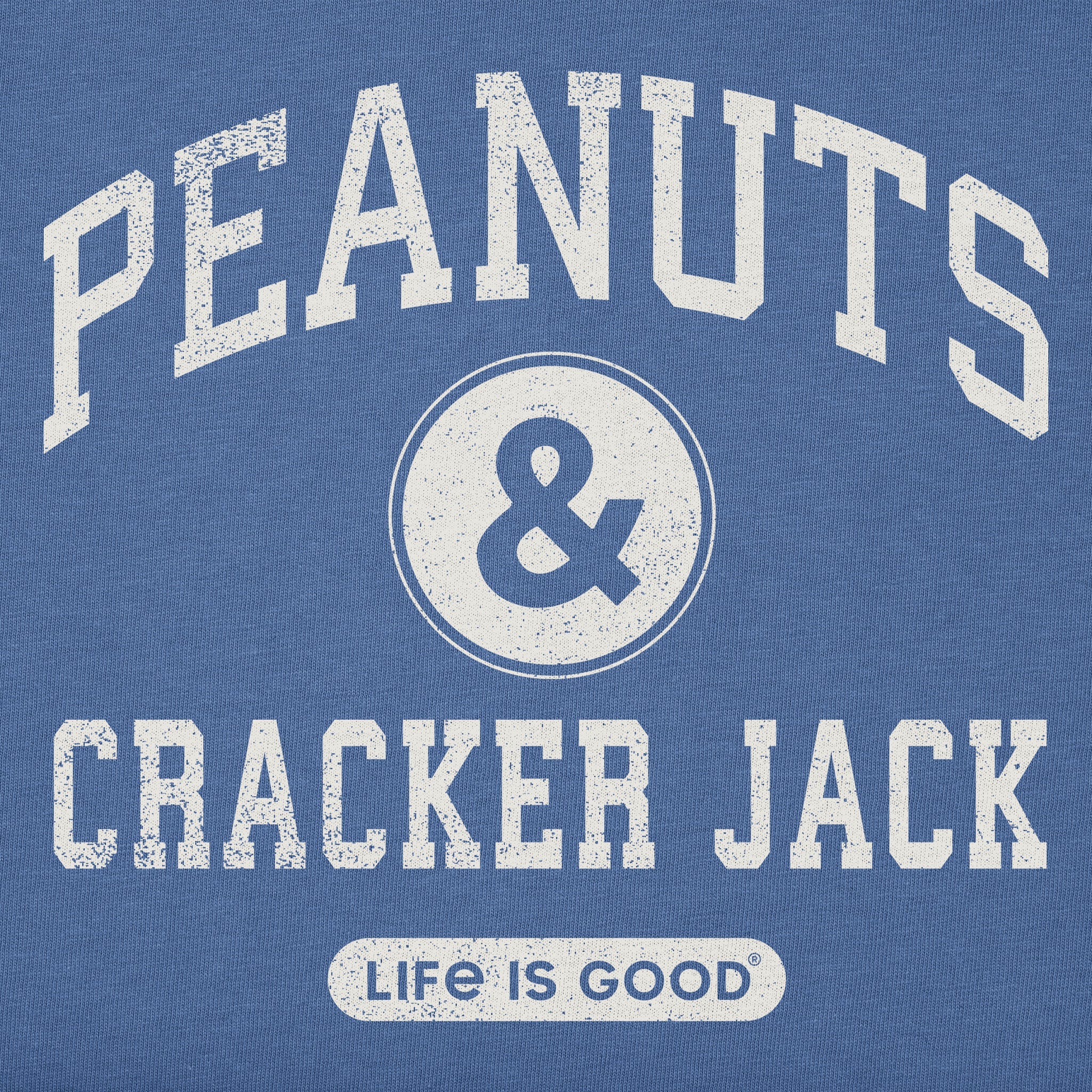 Kids Peanuts and Cracker Jack Short Sleeve Crusher Tee