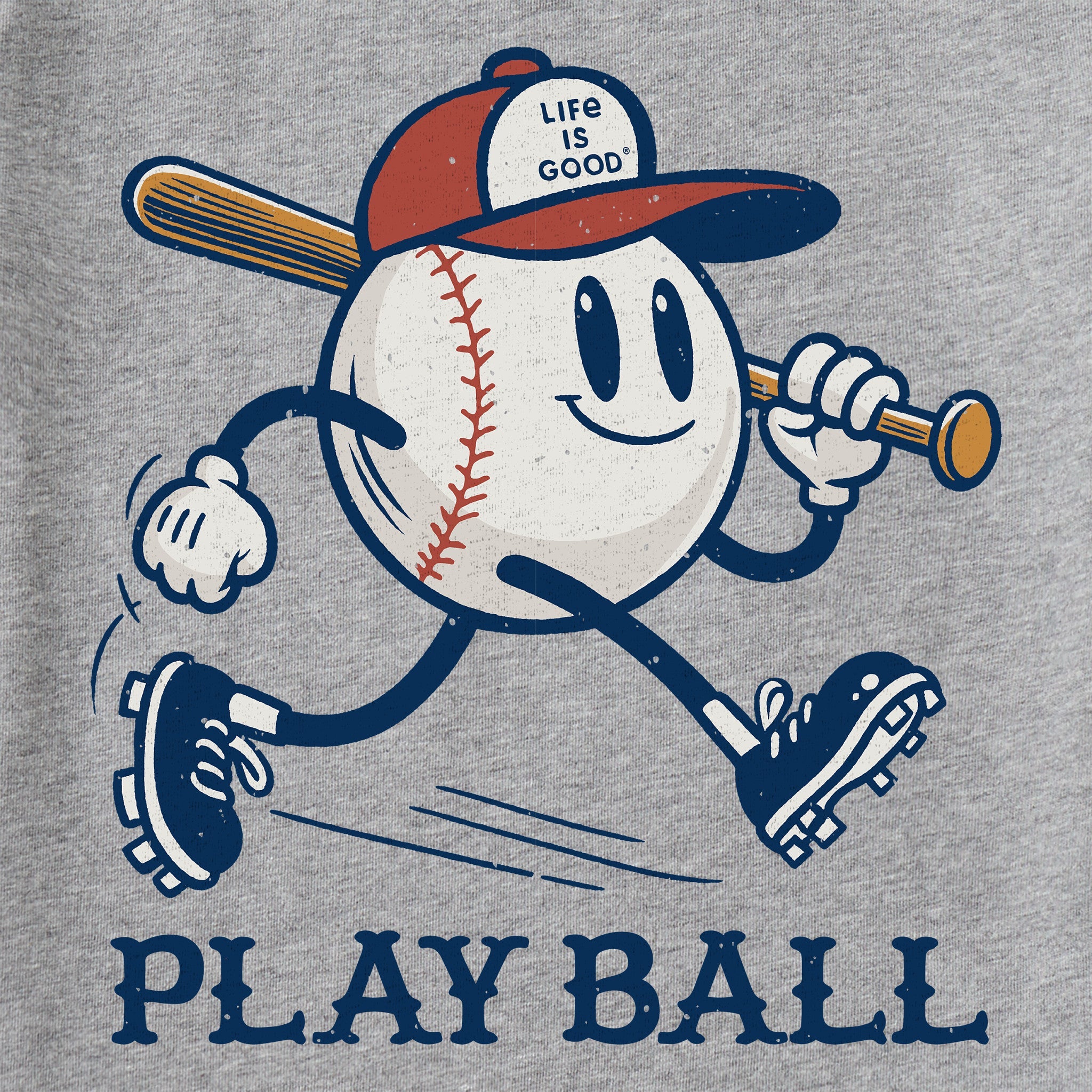 Kids Play Ball Mascot Short Sleeve Crusher Tee