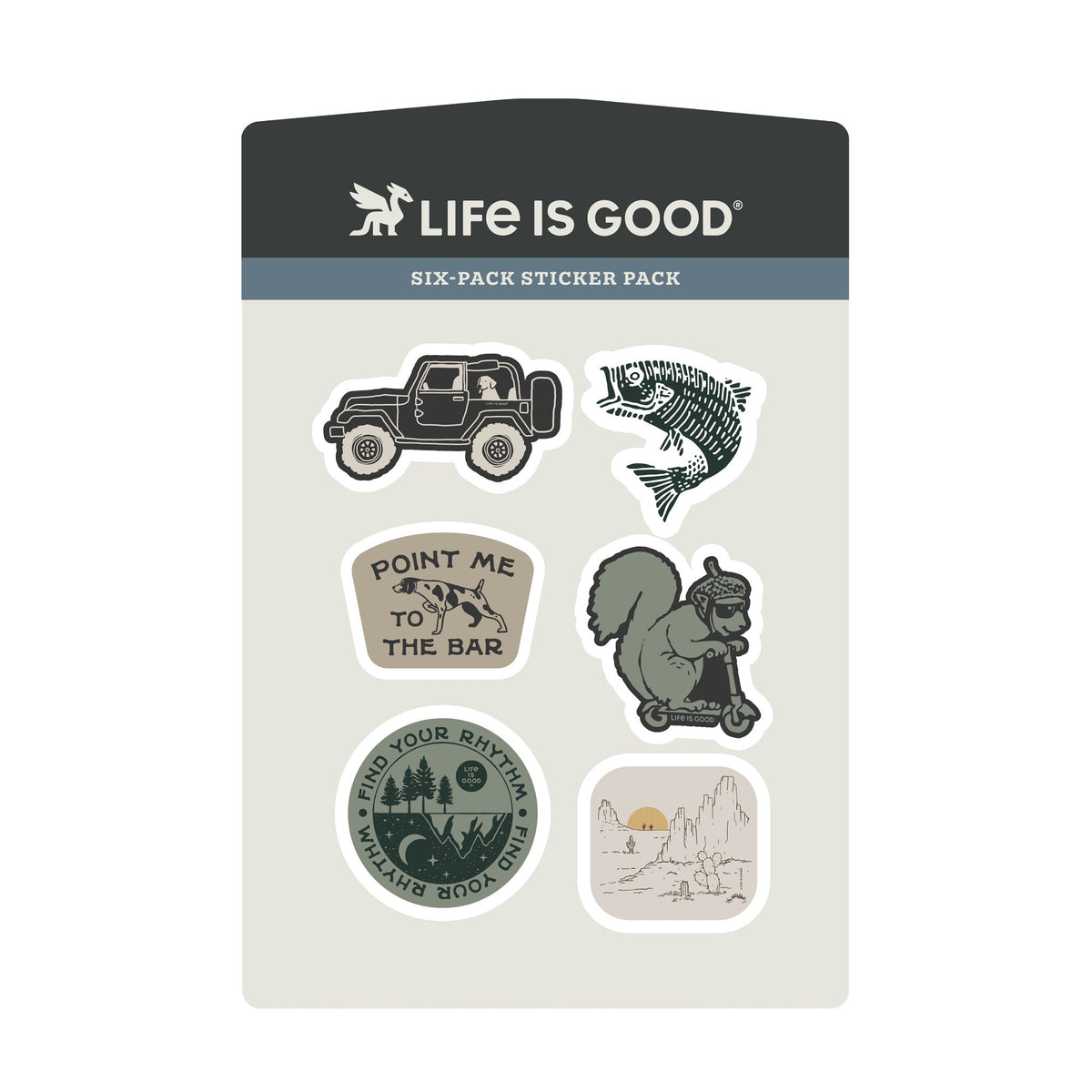 Six-Pack Sticker Pack