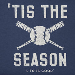Women's 'Tis the Season Baseball Bats Short Sleeve Crusher Boxy Tee
