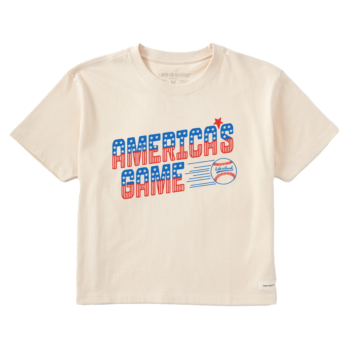 Women's America's Game Short Sleeve Crusher Boxy Tee
