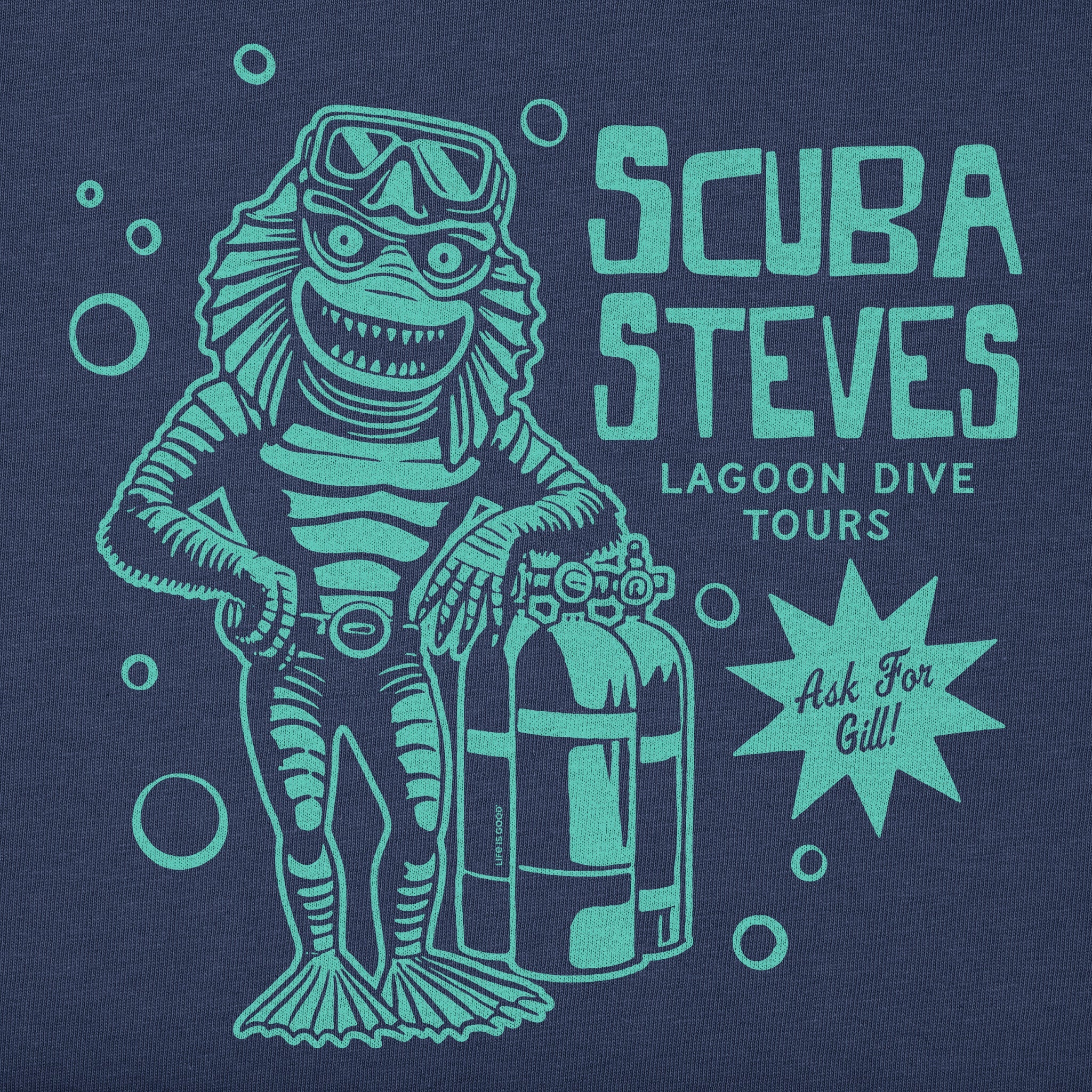 Kids Scuba Steve's Lagoon Dive Tours Short Sleeve Crusher Tee