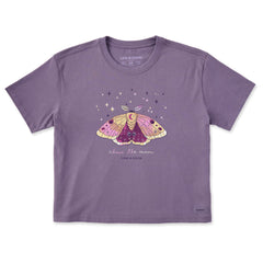 Women's Chase the Moon Short Sleeve Crusher Boxy Tee