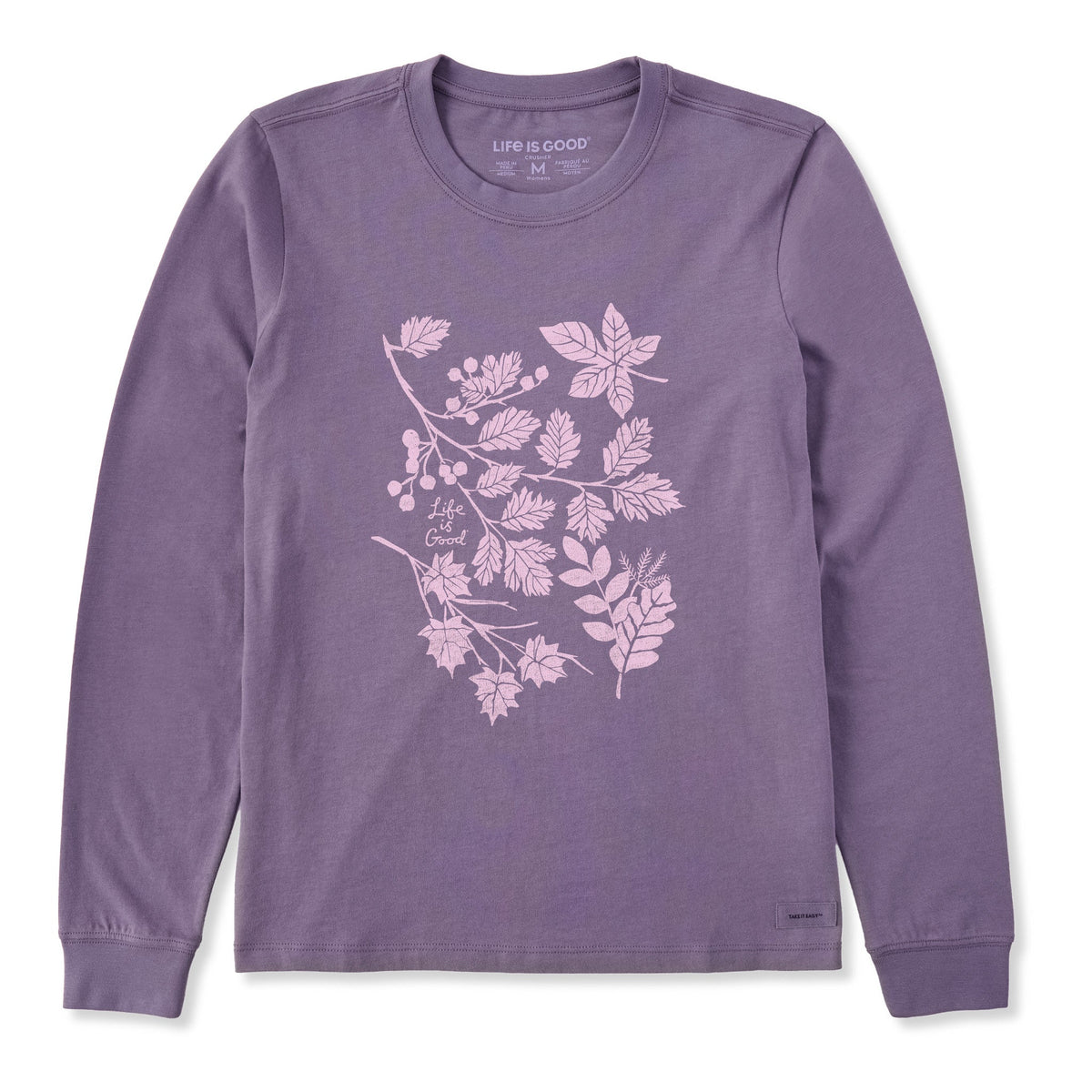 Women's Leaf Medley Long Sleeve Crusher Tee