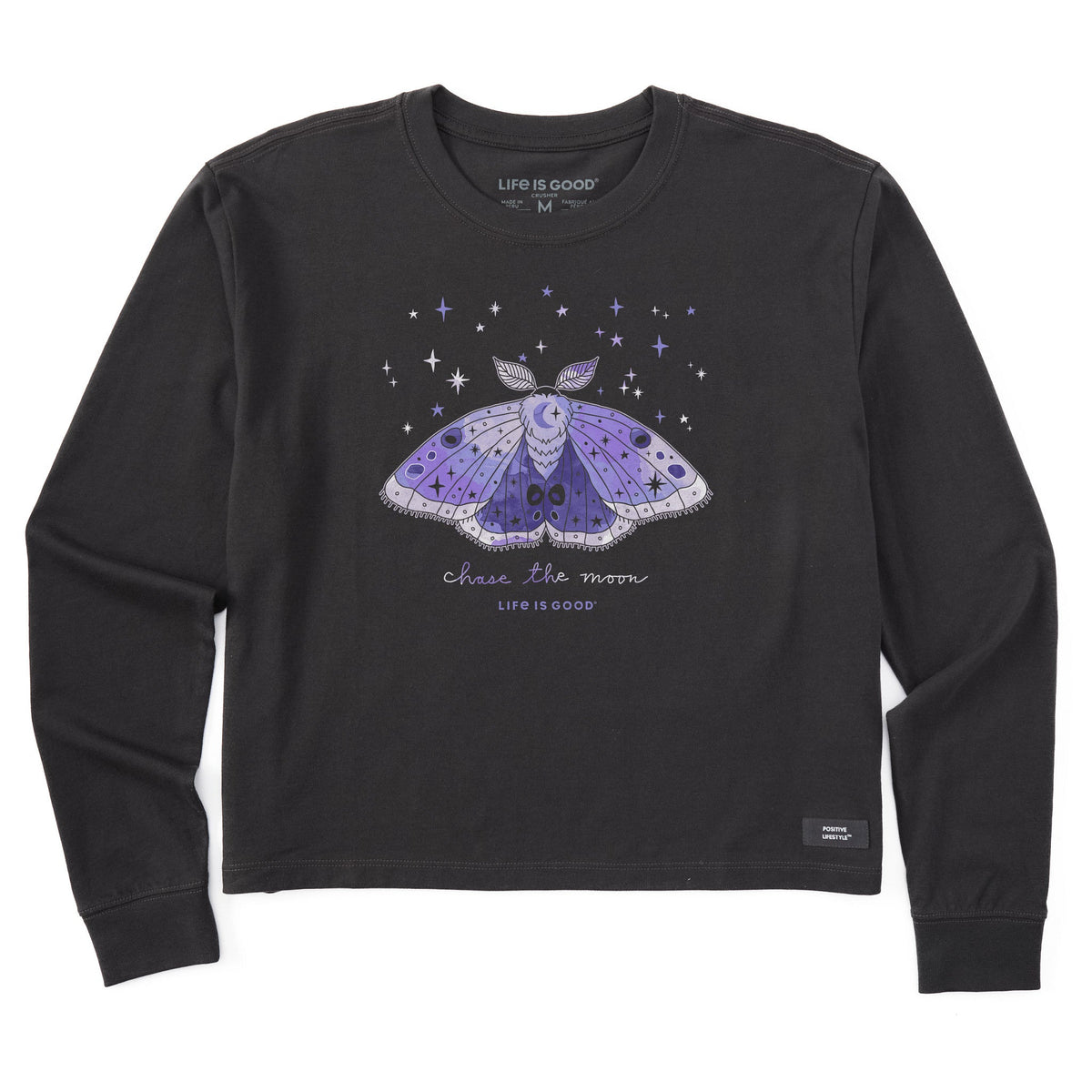 Women's Chase the Moon Long Sleeve Crusher Boxy Tee