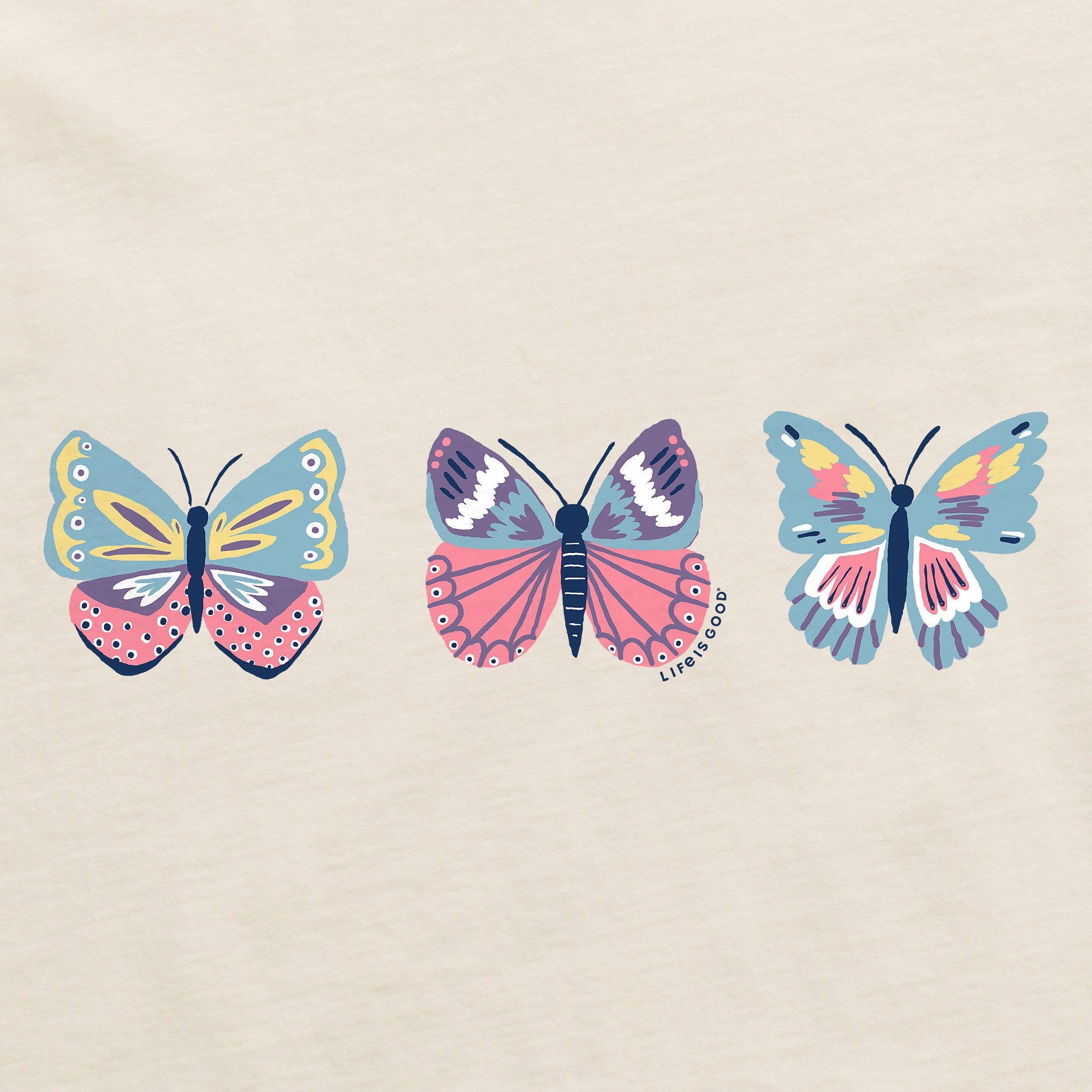 Women's Butterfly Lineup Crusher-LITE Shrunken Tee