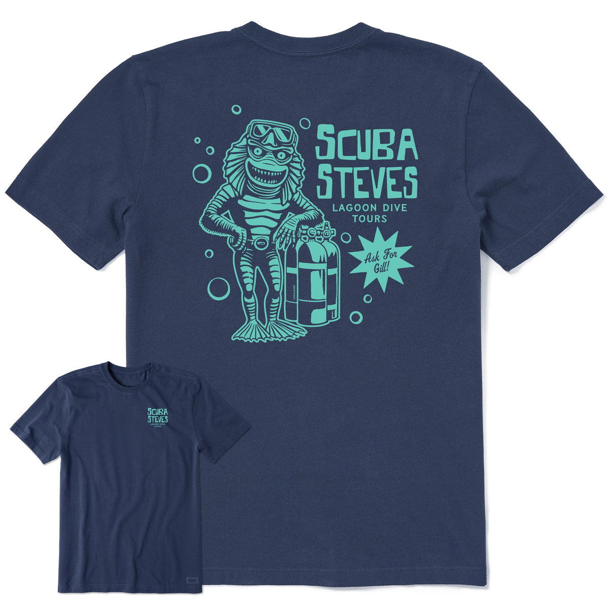 Men's Scuba Steve's Lagoon Dive Tours Short Sleeve Crusher Tee