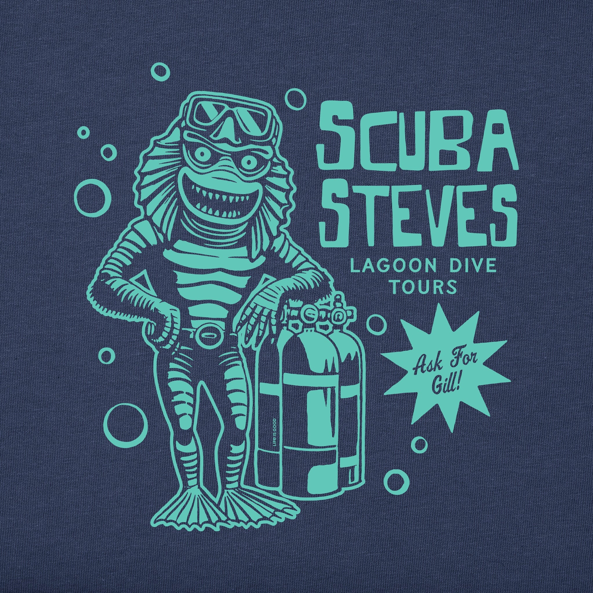 Men's Scuba Steve's Lagoon Dive Tours Short Sleeve Crusher Tee