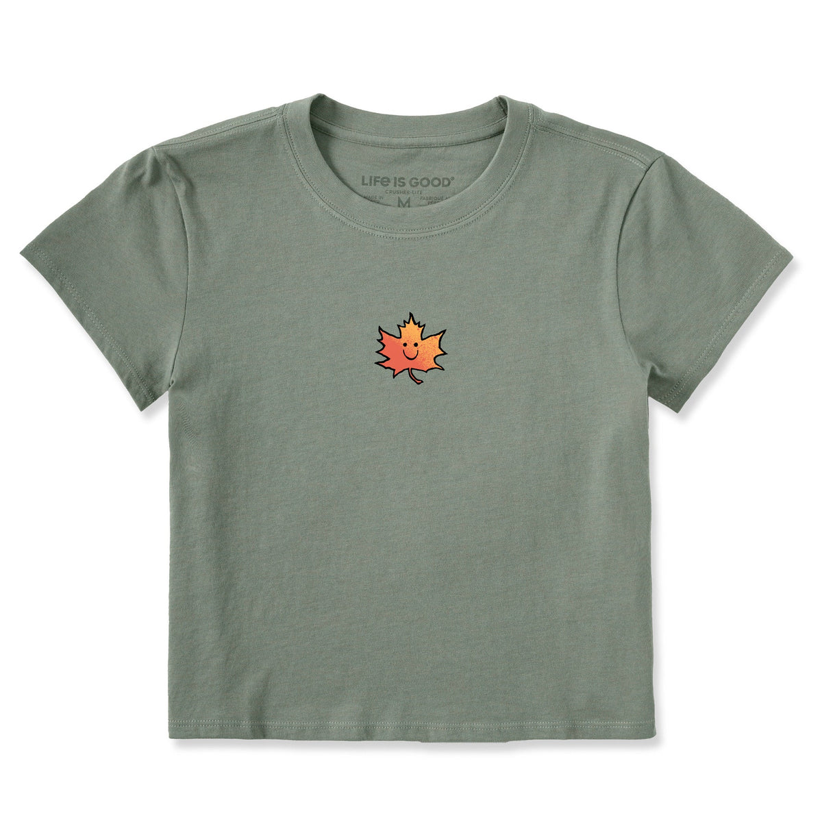 Women's Happy Leaf Crusher-LITE Shrunken Tee