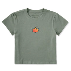 Women's Happy Leaf Crusher-LITE Shrunken Tee