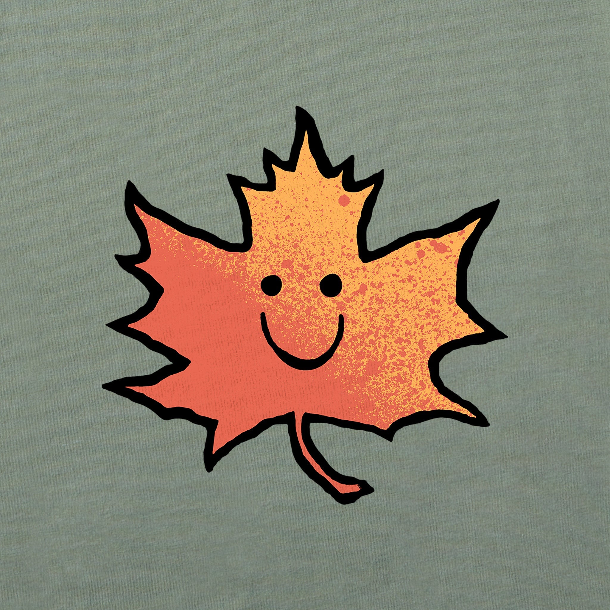 Women's Happy Leaf Crusher-LITE Shrunken Tee