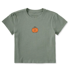 Women's Happy Pumpkin Crusher-LITE Shrunken Tee