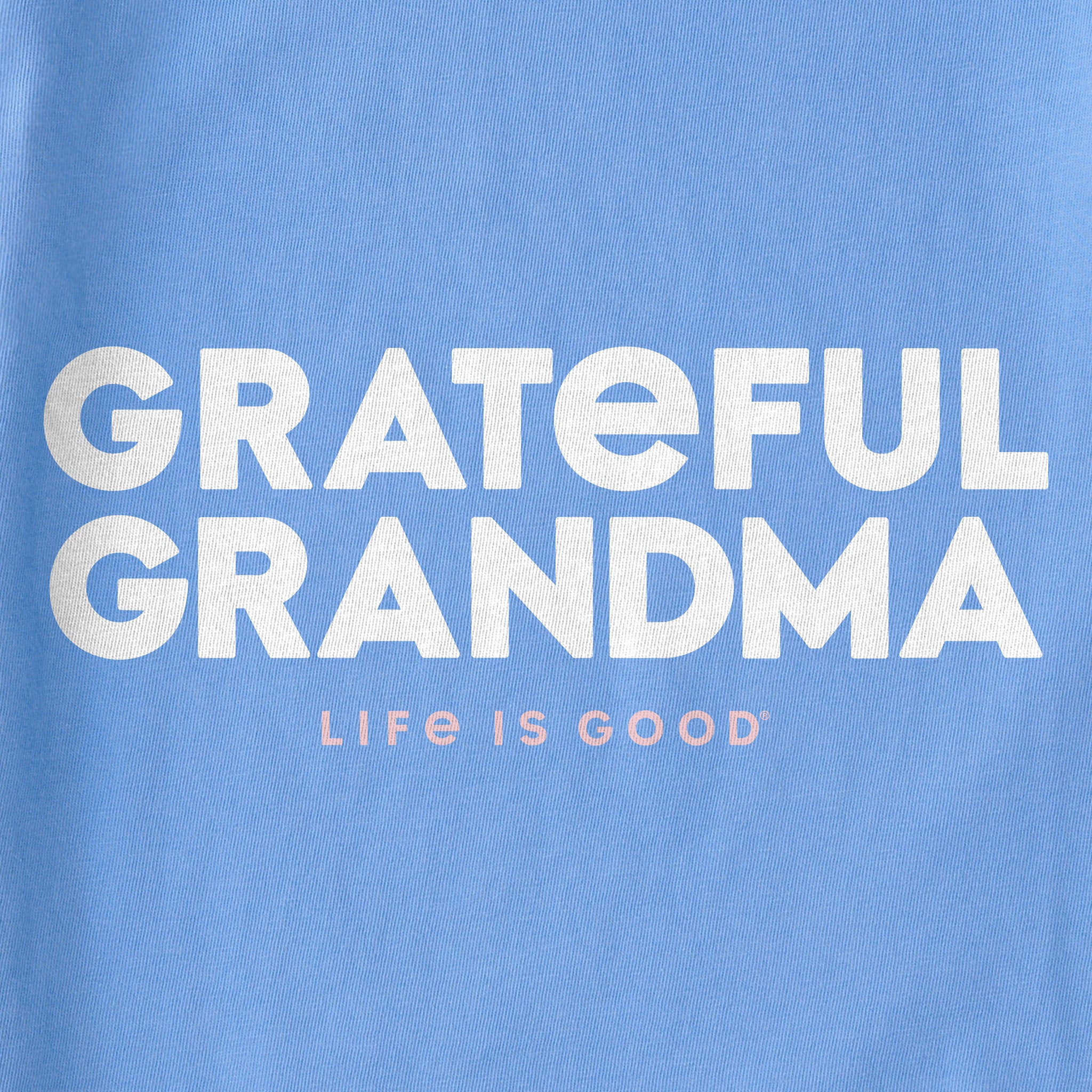 Women's Grateful Grandma Short Sleeve Crusher Tee