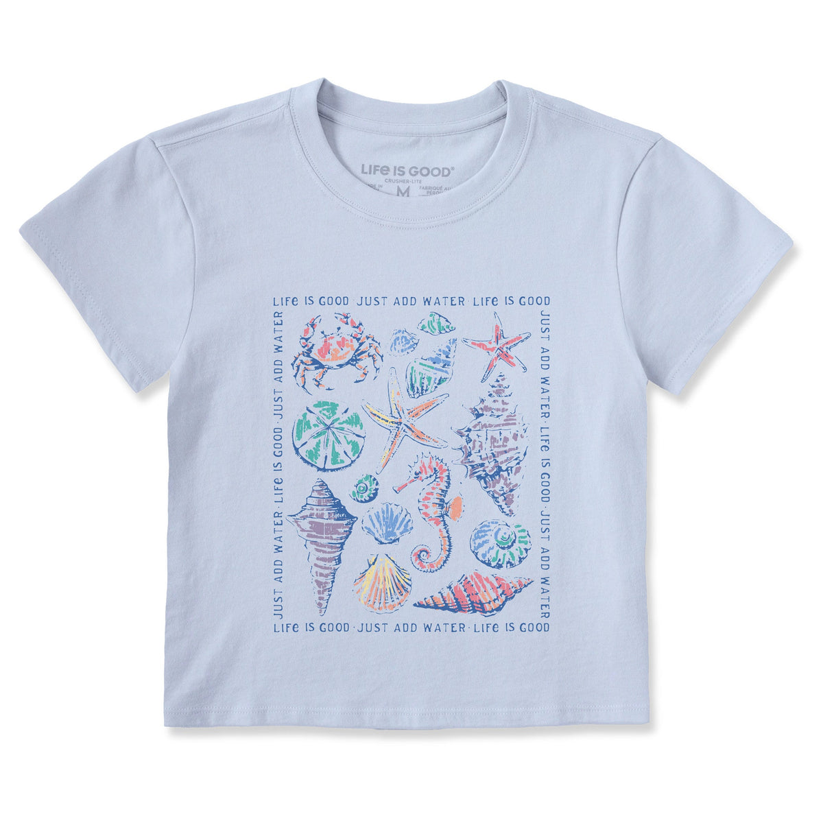 Women's Just Add Water Shells Crusher-LITE Shrunken Tee