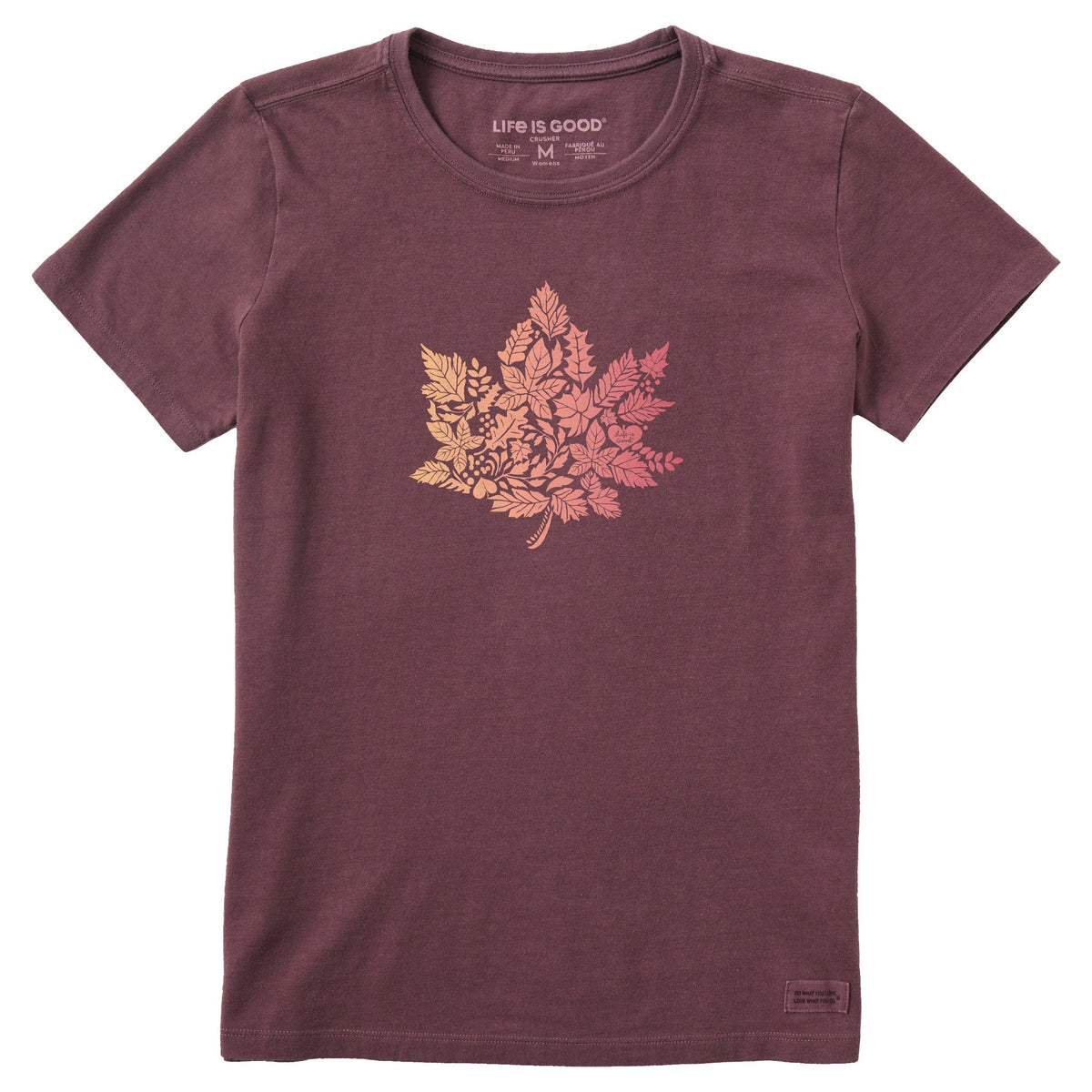 Women's Leaf of Leaves Short Sleeve Crusher Tee