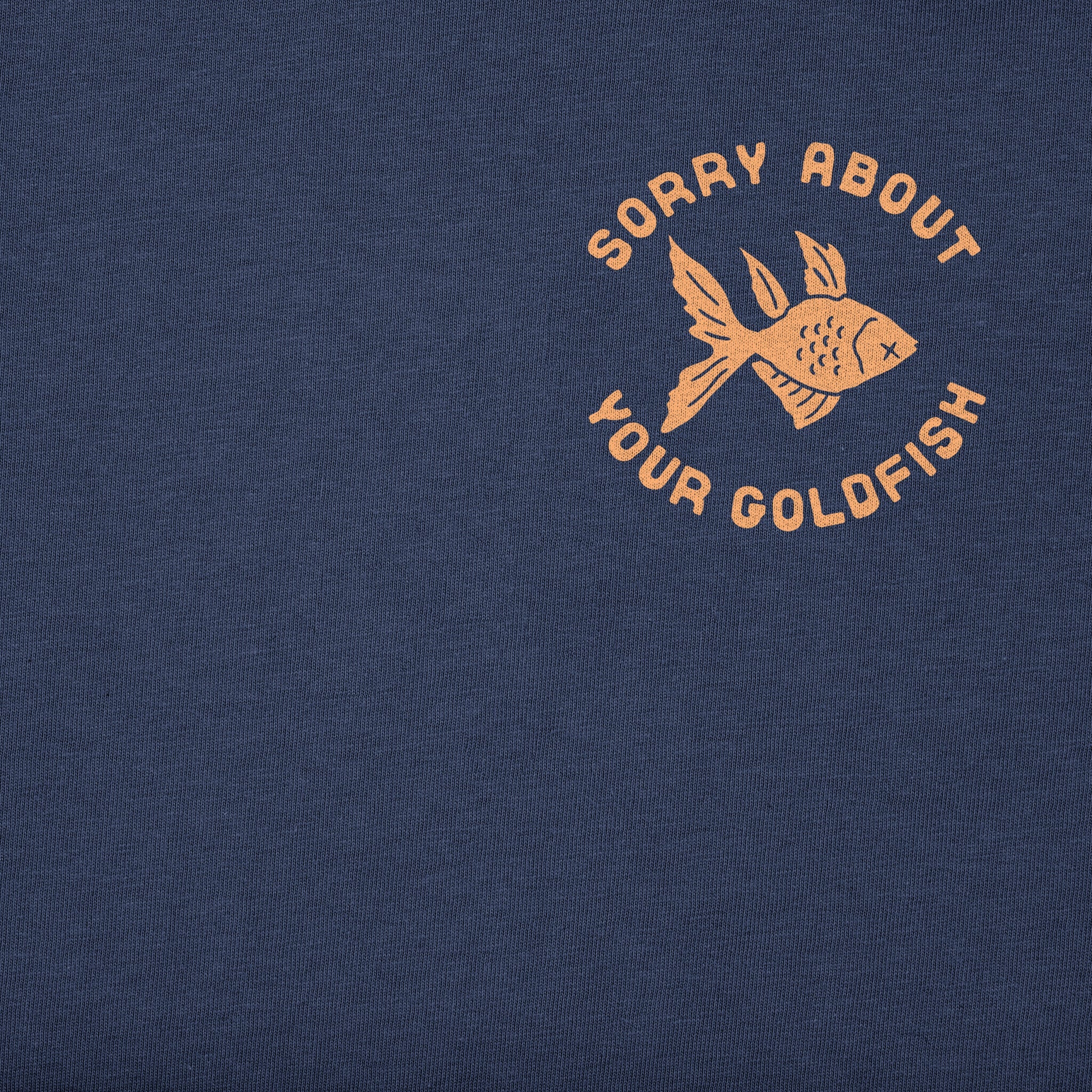 Men's Sorry About Your Goldfish Short Sleeve Tee