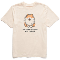 Men's The Fluff is Strong in This One Short Sleeve Crusher Tee