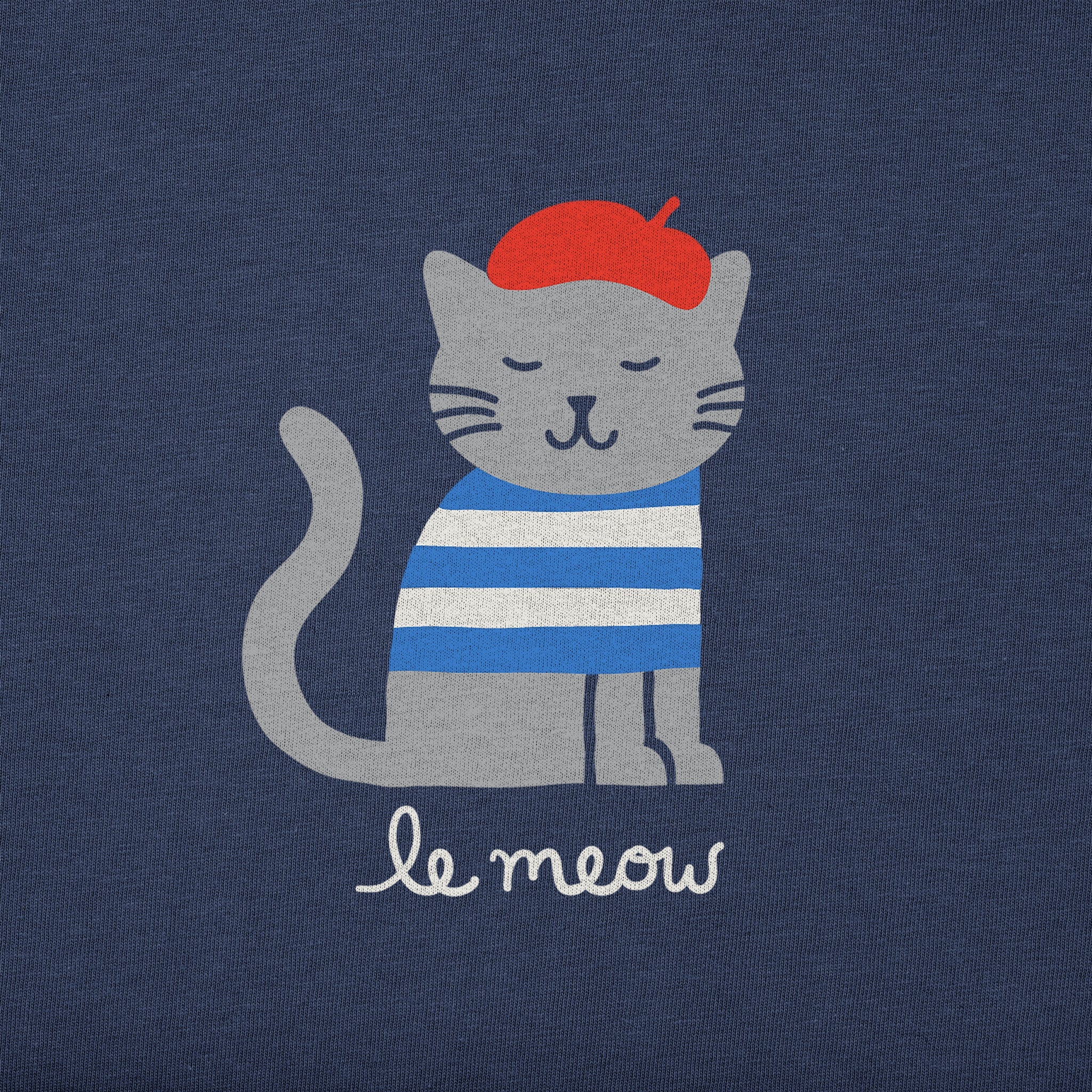 Women's Le Meow Short Sleeve Crusher Boxy Tee