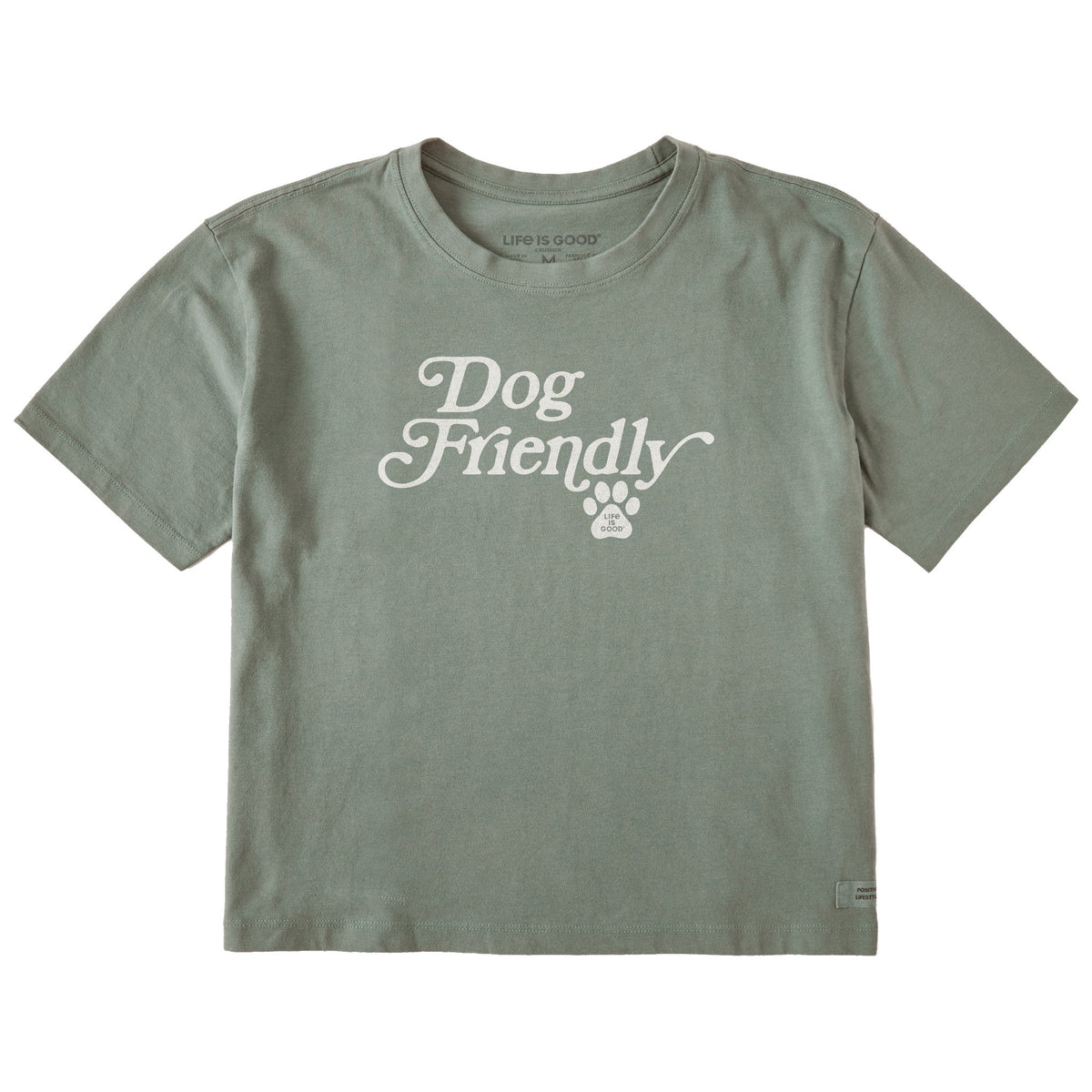 Women's Dog Friendly Short Sleeve Crusher Boxy Tee