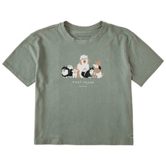 Women's Floof Squad Short Sleeve Crusher Boxy Tee