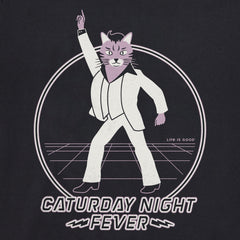 Women's Caturday Night Fever Dream Short Sleeve Tee